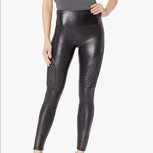 SPANX medium Moto Feaux leather leggings